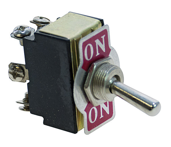 Deviatore doppio a leva 15A ON-OFF-ON terminali a vite