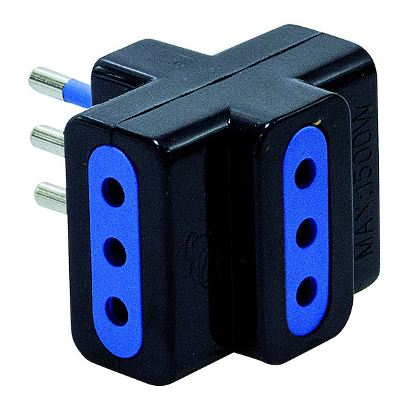 TRIPLA SPINA 10A - 3 PRESE 10A