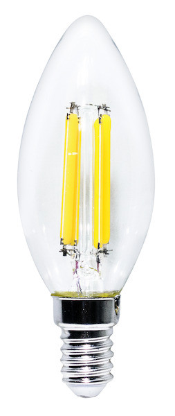 Lampada FILOLED oliva E14 7W 3000°K 320°