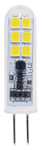 Lampada LED BISPINA G4 12-24V 1,8W VETRO 4000°K