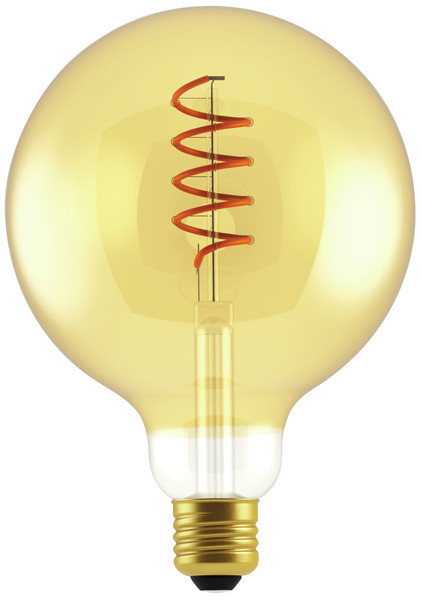 Lampada LED globo Ø 125 Soft Filament Ambra 4,9W