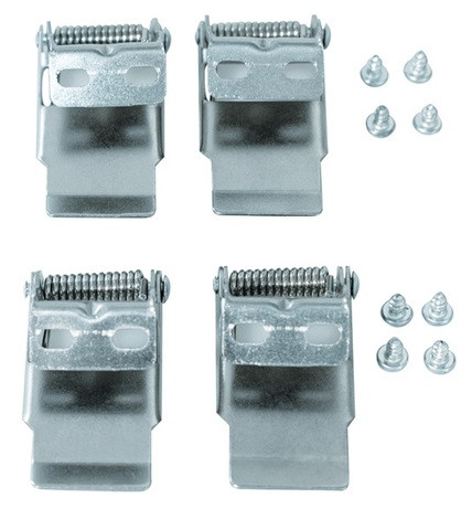 Kit staffe con molle per fissare pannelli LED 39.9P03 e 39.9P061 / 062 / 065 / 066 / 067 all’ interno di controsoffitti