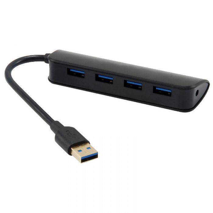 HUB USB 4OUT USB3.0 CON PORTA DC ELCART