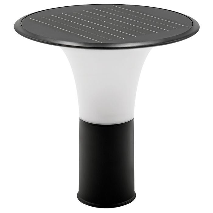 LAMPIONE SOLARE E-WAY TWIN-WHITE4000K-3000K NERO