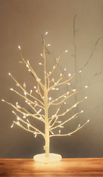 Albero Ramo TIGLIO Bianco 108 MicroLED