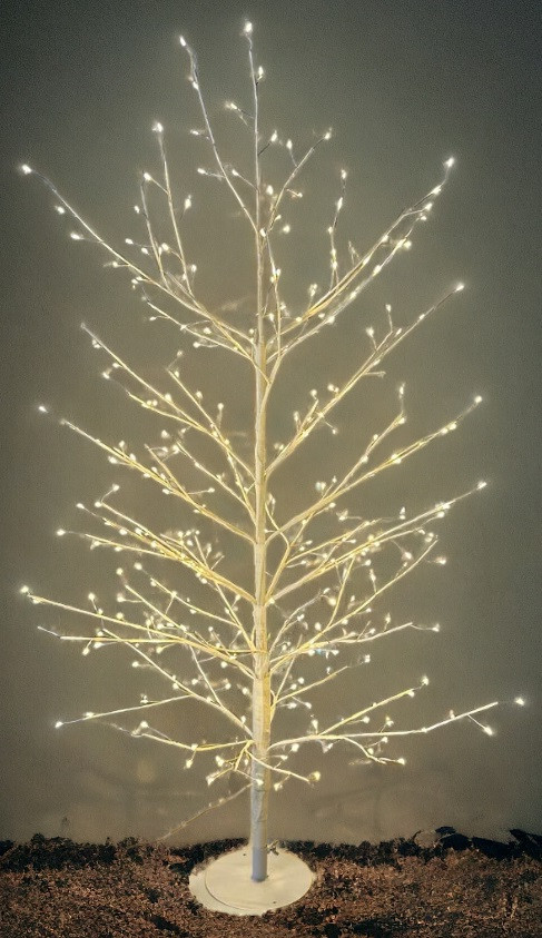 Albero Ramo TIGLIO Bianco 240 MicroLED
