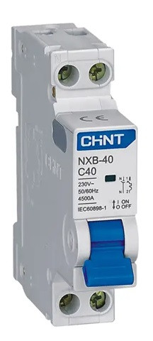 Interruttore automatico magnetotermico 1P+N 6A CURVA C 4,5kA