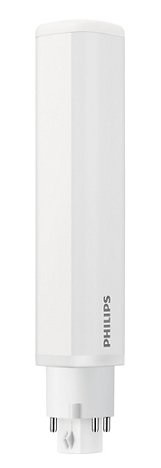 Lampada LED PL-C o Dulux-D 2Pin 8,9W 4000°K sostituisce PL-C 26W