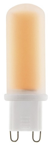 Lampada LED G9 con vetro smerigliato 4,6W 3000°K