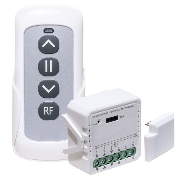 KIT Modulo Tapparelle Wireless con ricevitore e radiocomando