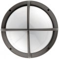 Plafoniera KASKO TONDA c/gabbia E27 ANTRACITE max.100W