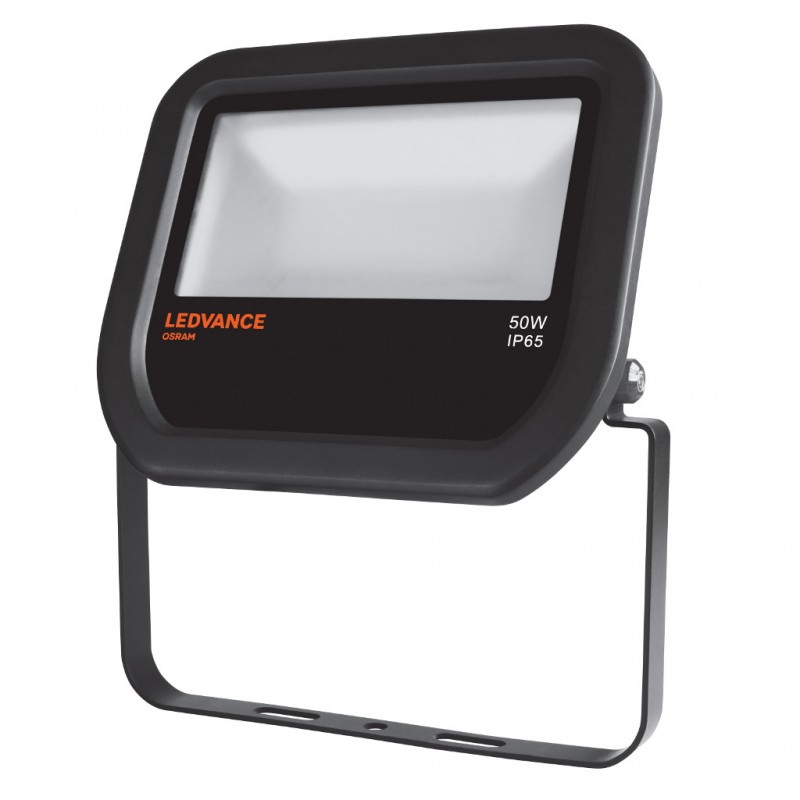 FLOODLIGHT LED 50W/3000KBLACK IP65 LEDVO