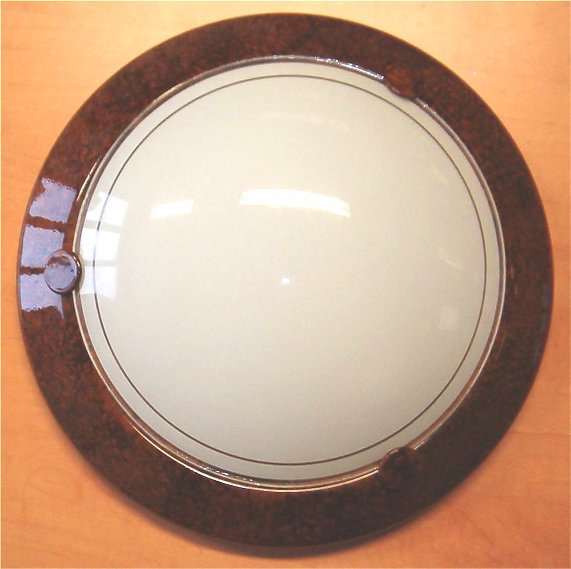 PLAFONIERA SATINATA BASE RADICA D.30 60W