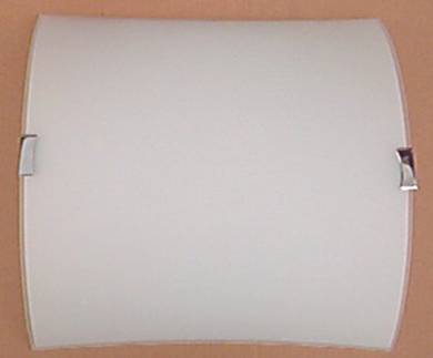 PLAFONIERA VETRO SATIN RETTANGOLARE D.46 100W