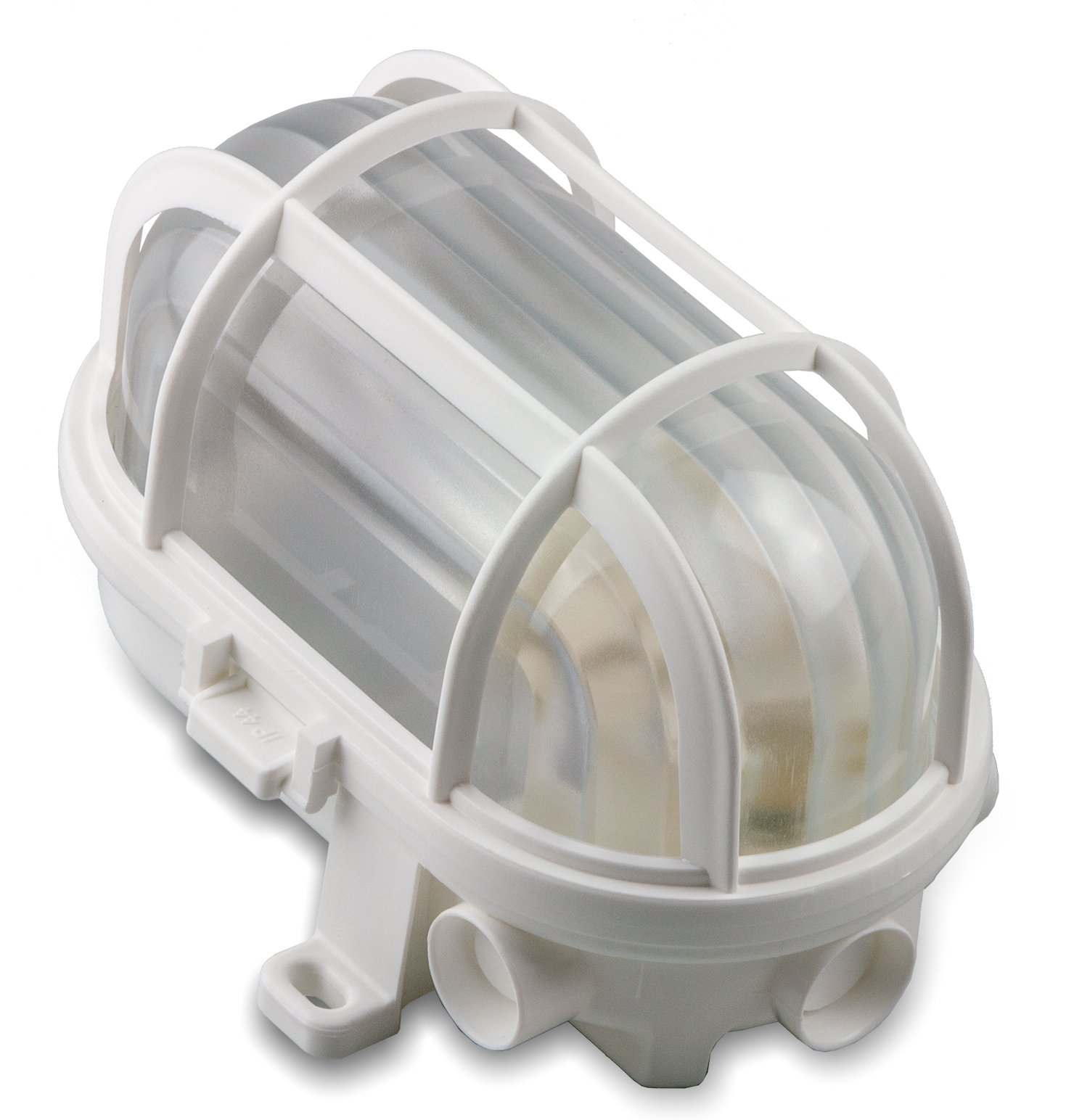 Plafon. con Gabbia Tecnopol. 40W BIANCA