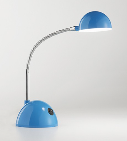 Lampada da tavolo base FLEX LED BLU 5W 500Lm 3000°K