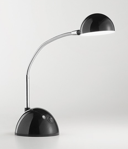 Lampada da tavolo base FLEX LED NERA 5W 500Lm 3000°K