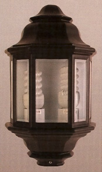 LANT DA PARETE LUCE DOPPIA NER A 60W