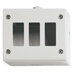 CONTENITORE IP40 3 MODULI 8000 GRIGIO V5
