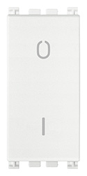 INTERRUTTORE 2P bipolare 0/1 16A BIANCO