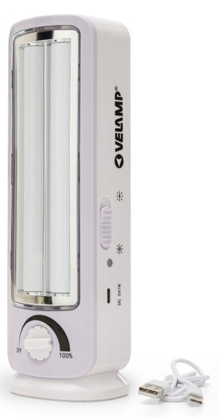 TWIX: Lampada di emergenza ricaricabile 2 tubi LED