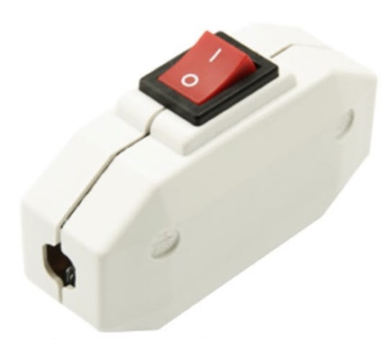 Interruttore bilanciere bipolare 12A bianco