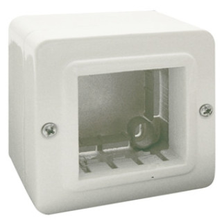 CONTENITORE MINICAN. RAL9010 S44 2M IP40 AUTOPORTANTE - PER MINICANALI DA 20X10MM A 30X18MM-FISSAGGIO BASE/COPERCH. CON 2 VITI