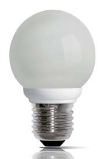 LAMPADA SFERA "GOLF" 9W E27 LUCE FREDDA 86-6400°K