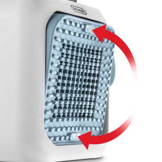 DeLonghi Capsule Desk HFX10B03 - Mini Termoventilatore Ceramico da Scrivania 360W Ultra Silenzioso
