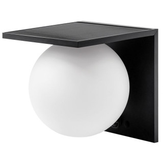 APPLIQUE LED SOLARE E-MOON 3000K NERA