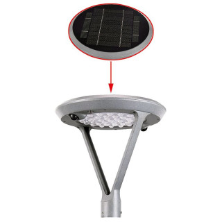 LAMPIONE SOLARE E-WALK 4000K PIR GRIGIO