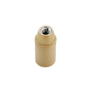 Portalampada liscio E14 oro