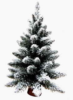 ALBERO INNEVATO VAL GARDENA H.90CM -  Ø.50CM