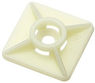 Basetta bidirezionale adesiva x fascette max 3,6mm