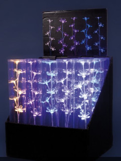 Ramo LED a batteria con fiori 50cm
