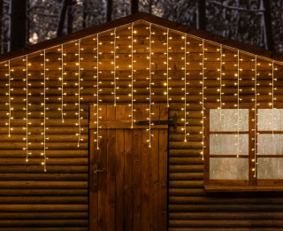 Tenda Snow Light 480 LED Verticali effetto nevicata 4mt