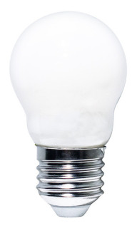 Lampada FILOLED sfera E27 7W  opale bianco latte 4000°K 320°