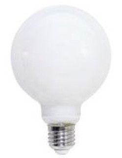 Lampada FILOLED GLOBO Ø95 8W opale bianco latte 4000°K 320°