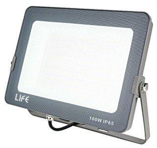 Faretto LED SLIM GRIGIO IP65 100W 6500°K