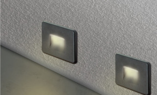 Punto luce segna passo IP65 da incasso x scatola 503 3000°K  2W ( placca a parte )