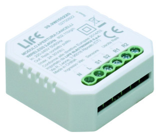 Modulo WI-FI 1CH apriporta x elettroserratura  2,4 GHz + contatto magnetico segnalazione cancello aperto
