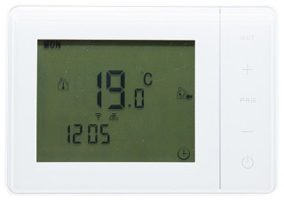 Cronotermostato program. 2 modalità: contattopulito/tensione, Wireless 2,4GHz SmartLIFE