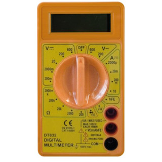 Tester digitale 10A con buzzer e display H.12mm cifre 3½