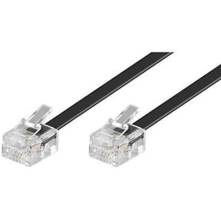 Cavetto telefonico plug/plug 6/4 5mt