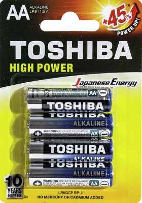STILO ALKALINA TOSHIBA HIGH POWER BLISTER 4 vendita solo scatole intere