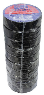 Nastro Isolante 19x25 NERO Ø 0,13mm 25mt NERO
