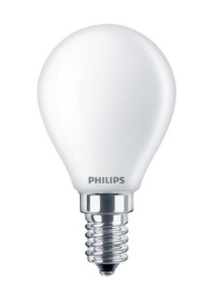 Lampada FILOLED sfera E14 opale bianco latte 2,2W 2700°K