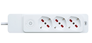 Multipresa  SPECIALIST 3 prese universali + interruttore + cavo 1,5mt Rosi