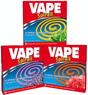 SPIRALI ZANZARIFUGHE PROFUMATE ASSORTITE 3conf.10 pz./conf.