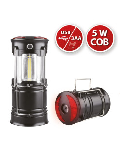 Lanterna ricaricabile LED USB Velamp